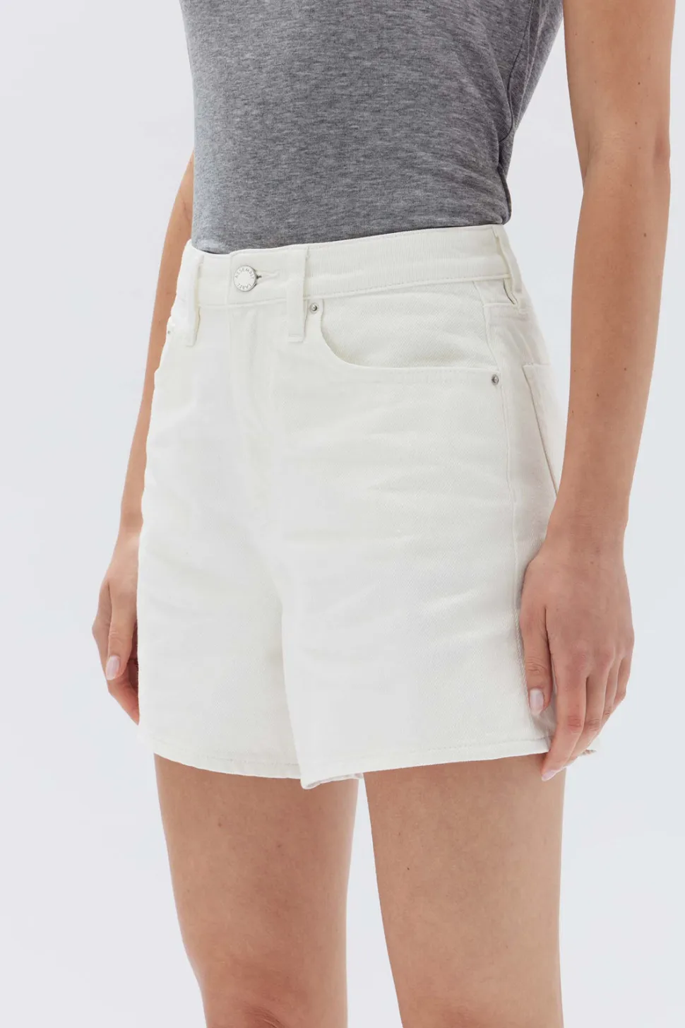 ASSEMBLY LABEL 'Vintage Denim Short’ - Ecru Cheap