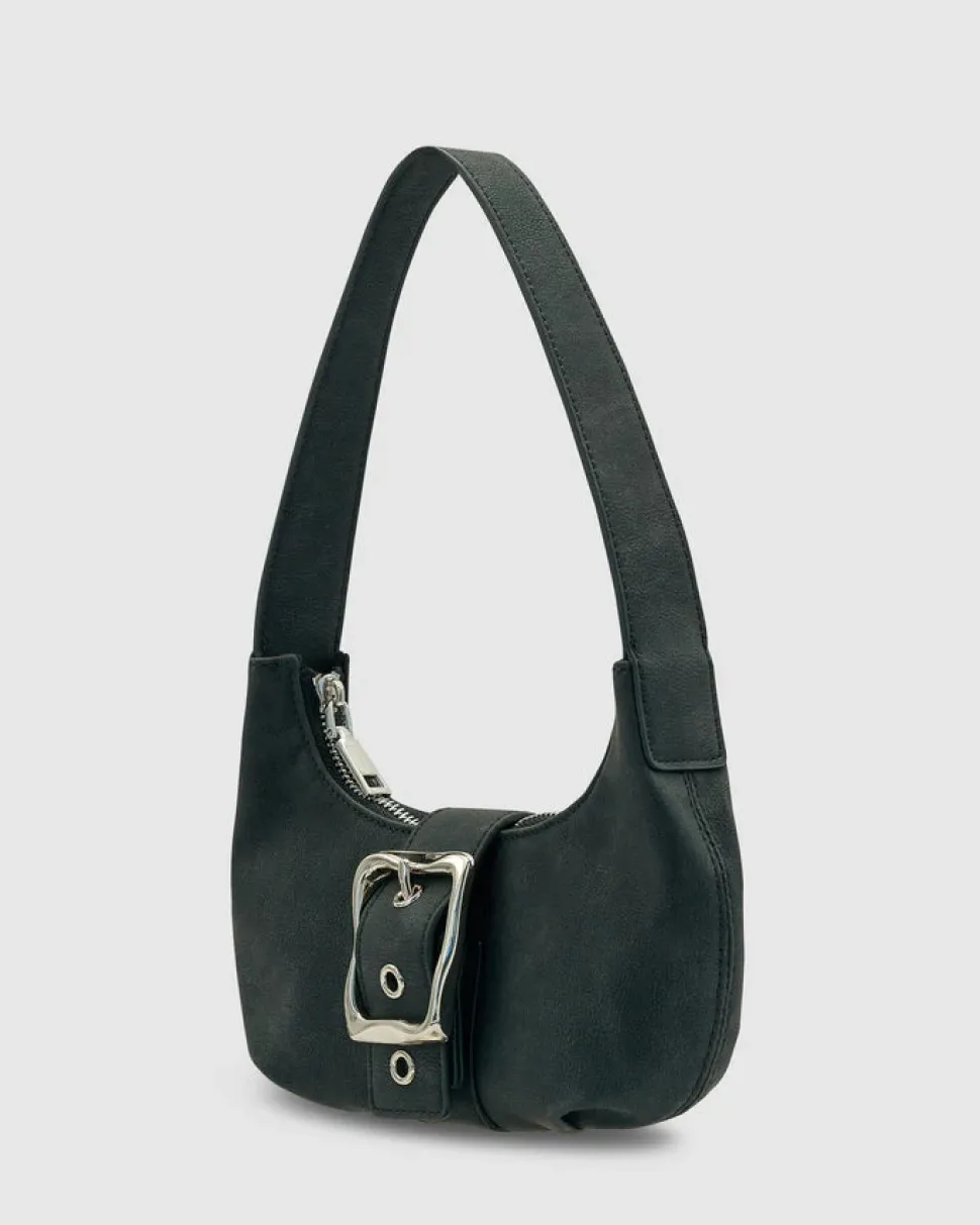 Brie Leon 'Everyday Mini Baguette Bag' - Black Corn Suede Cheap