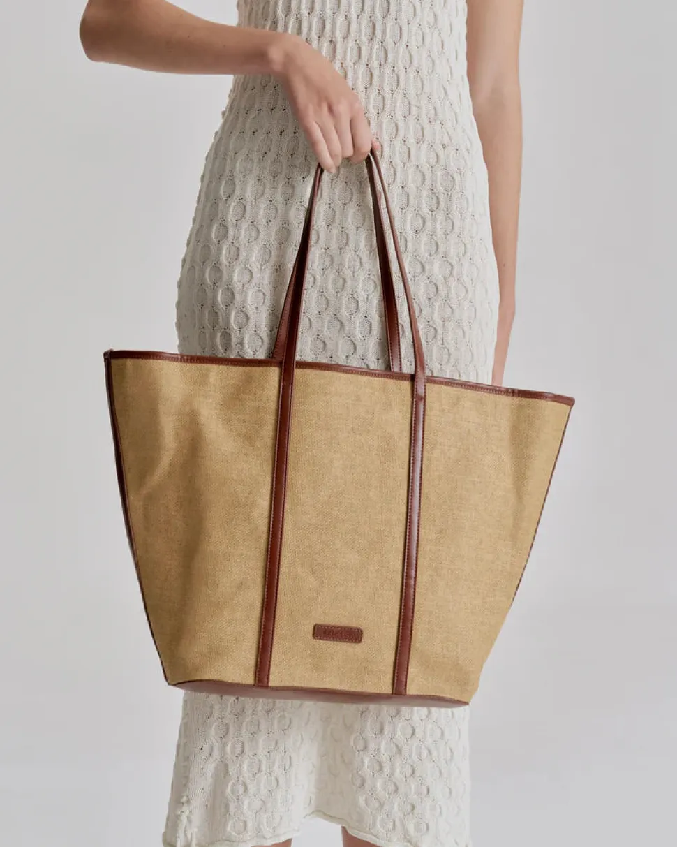 brie_leon_ritual_tote_large__naturalsaddle_4.webp Brie Leon 'Ritual Tote Large' - Natural/Saddle Sale