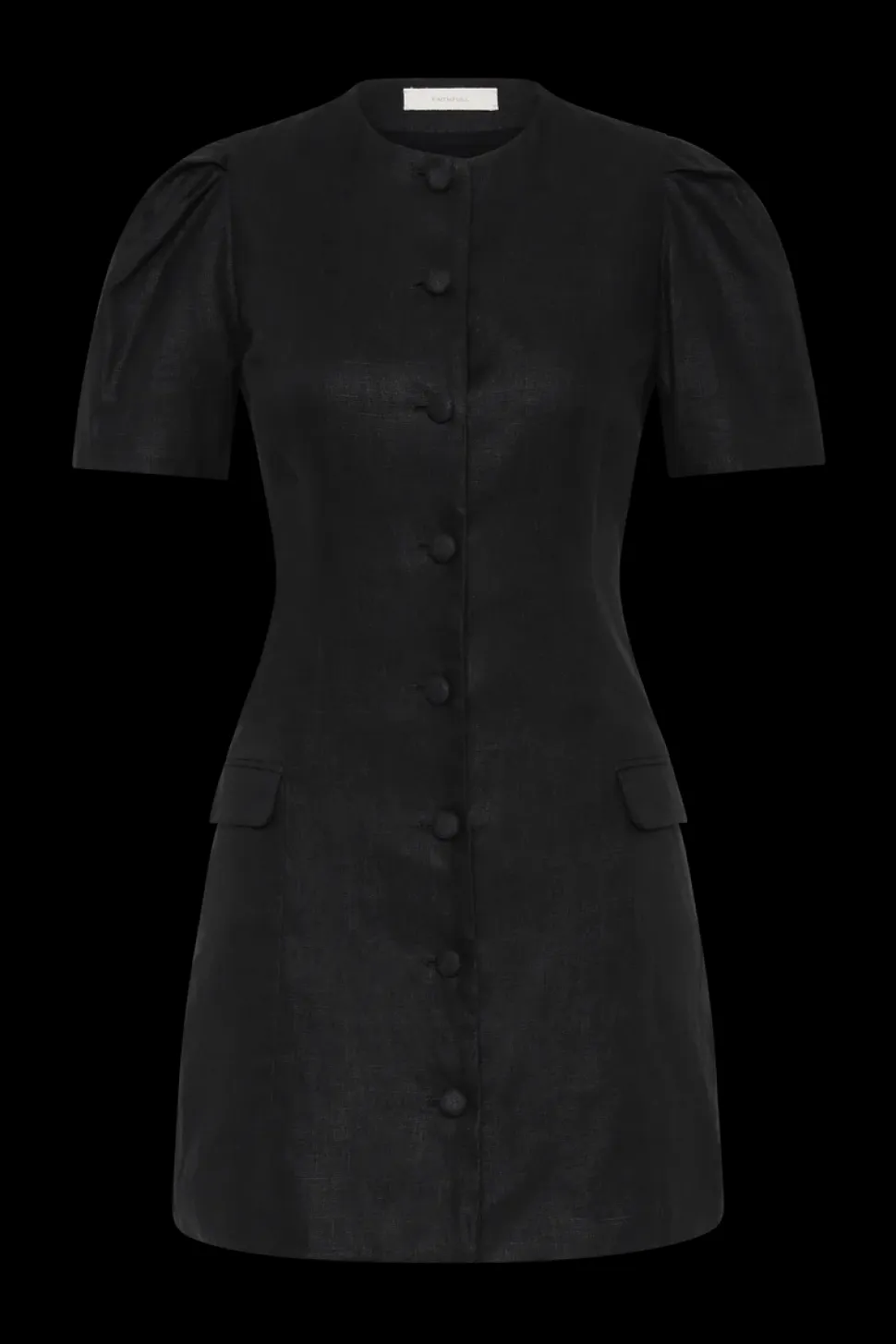 faithfull_the_brand_emma_mini_dress__black_5.webp Faithfull The Brand 'Emma Mini Dress' - Black Hot