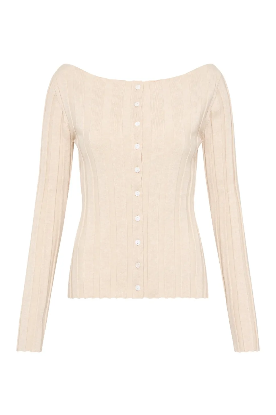 nude_lucy_aneke_knit_top__cream_marle_5.webp Nude Lucy 'Aneke Knit Top' - Cream Marle Shop