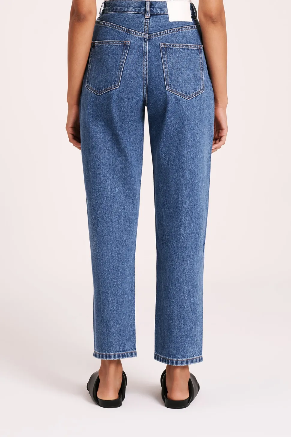 Nude Lucy 'Organic Mom Jean' - Vintage Blue Best