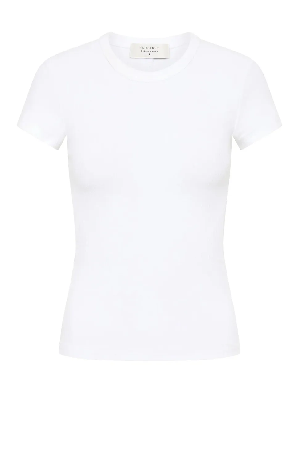 nude_lucy_organic_rib_ss_tee__white_5.webp Nude Lucy 'Organic Rib SS Tee' - White Store