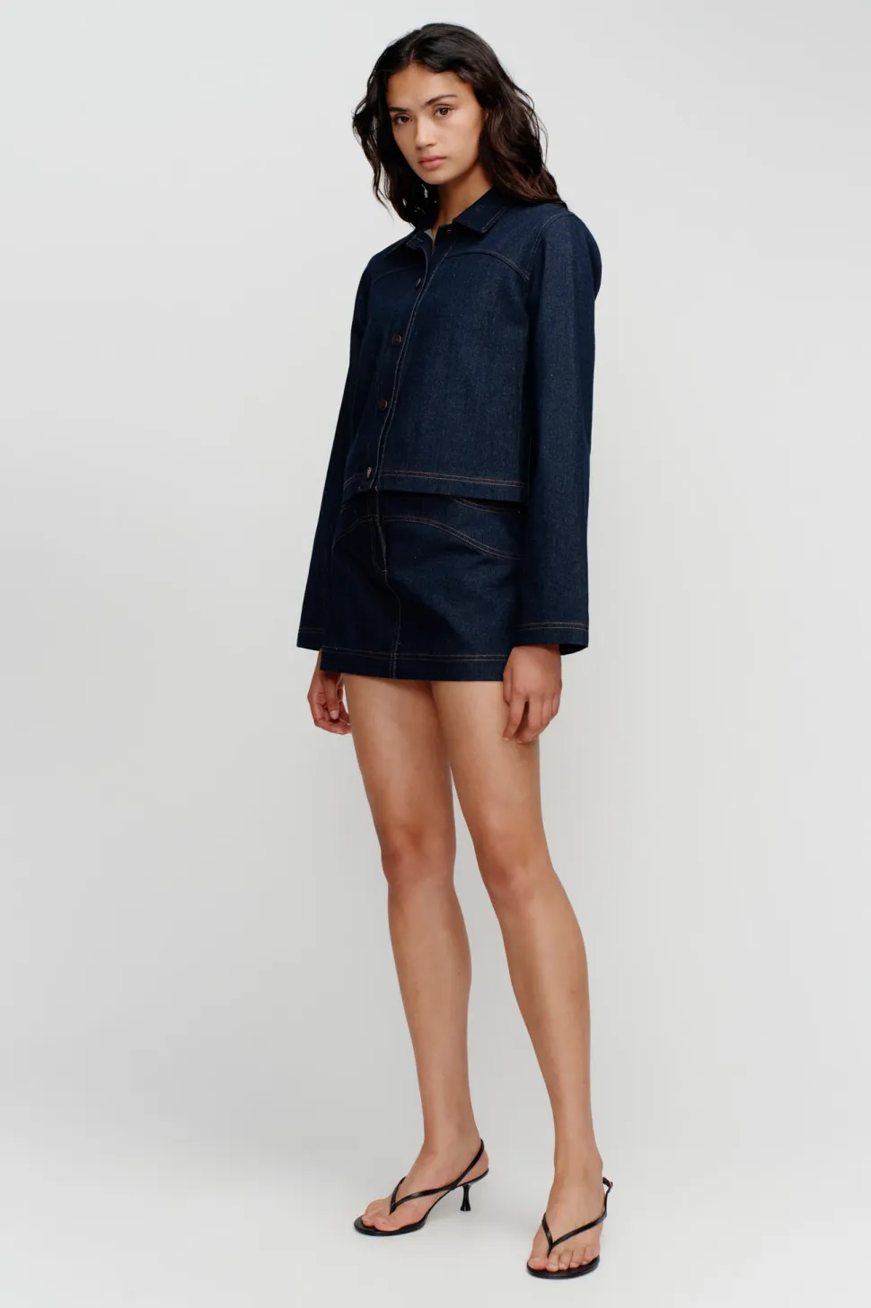 ownley_duke_denim_jacket__indigo_2.webp Ownley 'Duke Denim Jacket' - Indigo Clearance