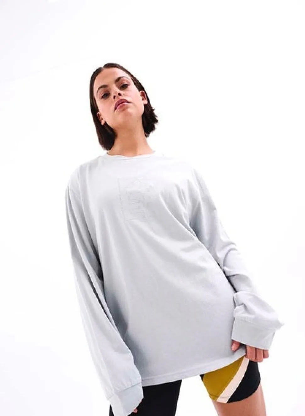 pe_nation_stage_win_ls_tee__high_rise_grey_2.webp P.E NATION 'Stage Win LS Tee' - High Rise Grey New