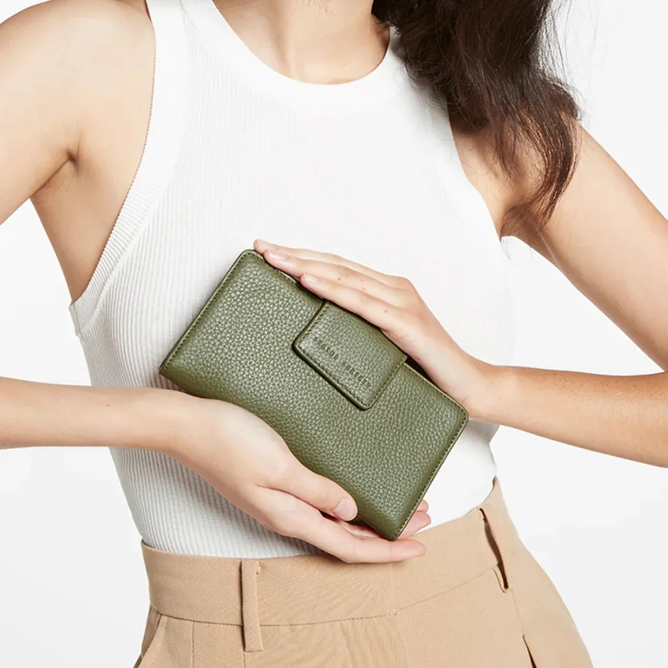 status_anxiety_ruins_wallet__khaki_4.webp Status Anxiety ‘Ruins' Wallet - Khaki Clearance